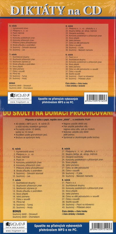 Diktáty na CD - Český jazyk
