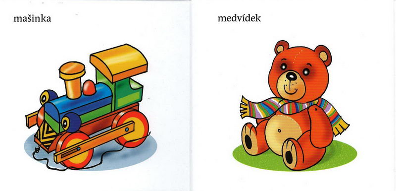 Moje první slova, Hračky - Leporelo