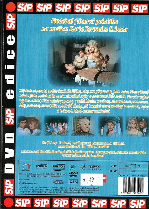 Zlatovláska DVD