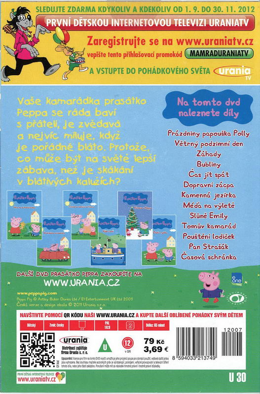 Prasátko Peppa - Bubliny DVD