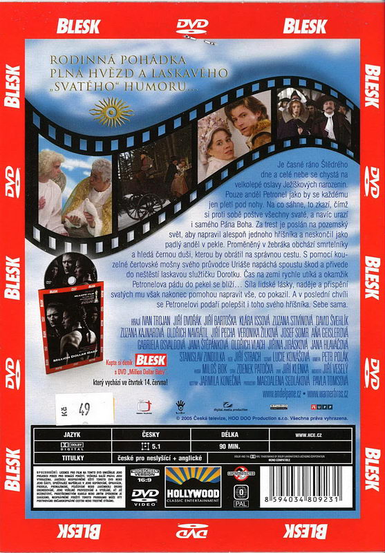Anděl páně - DVD pošetka