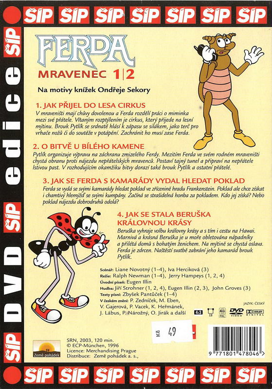 Ferda Mravenec 1/2 DVD