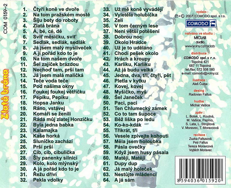 Zlatá brána - CD