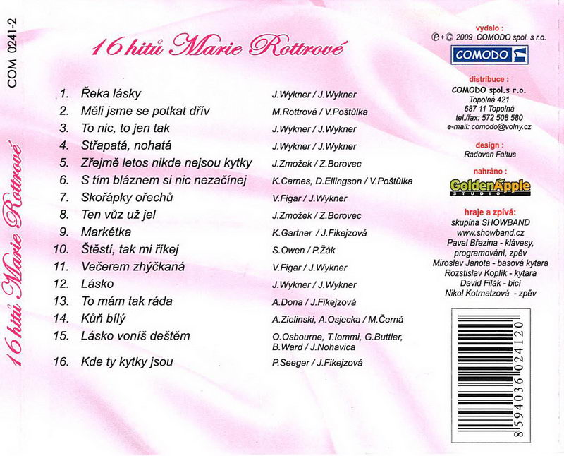 16 hitů Marie Rottrové - CD