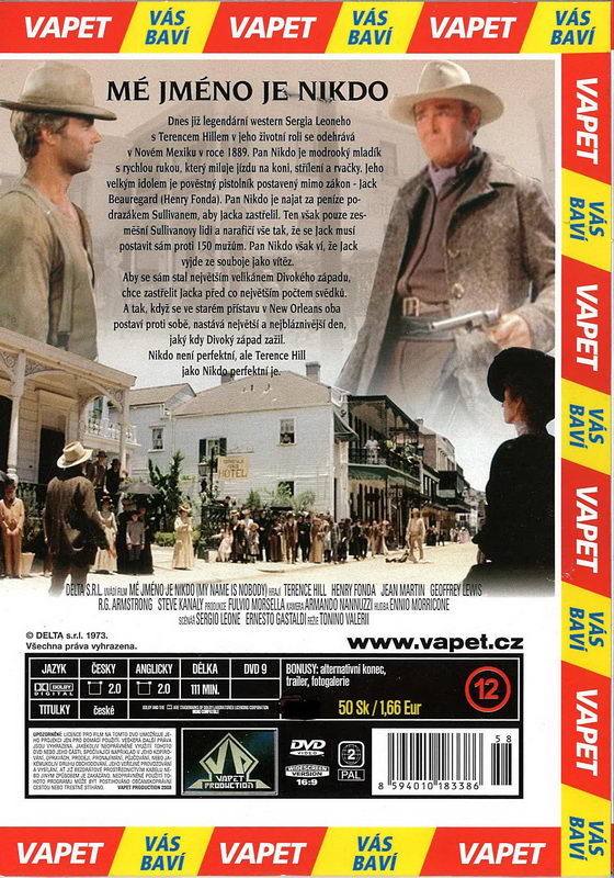 Mé jméno je Nikdo DVD