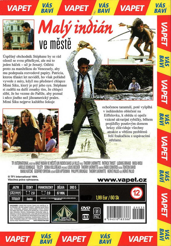 Malý indián ve městě DVD