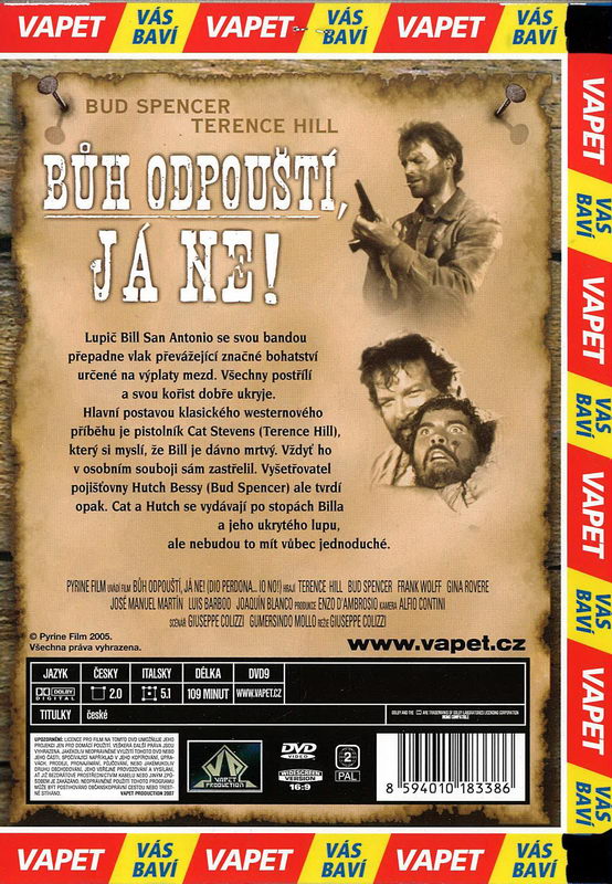 Bůh odpouští, já ne! DVD