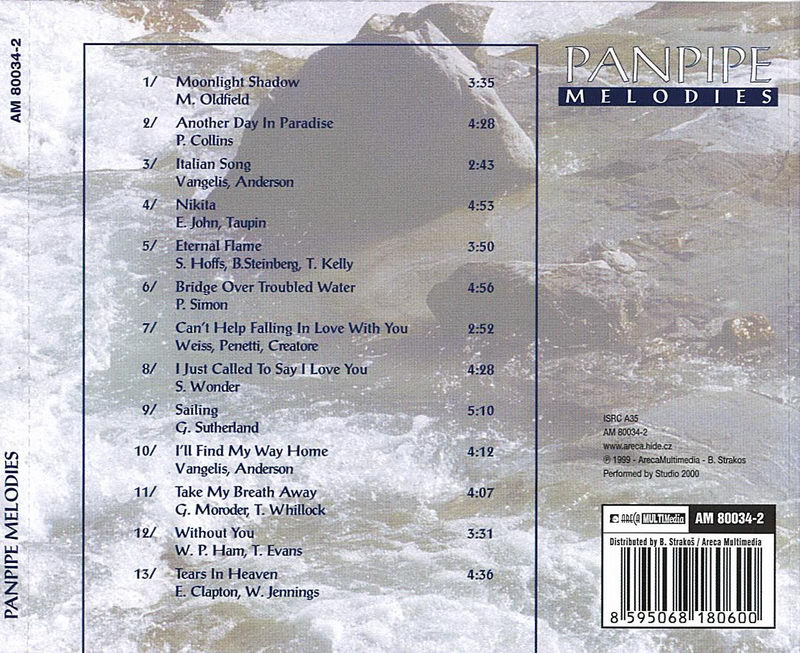 Panpipe melodies - CD