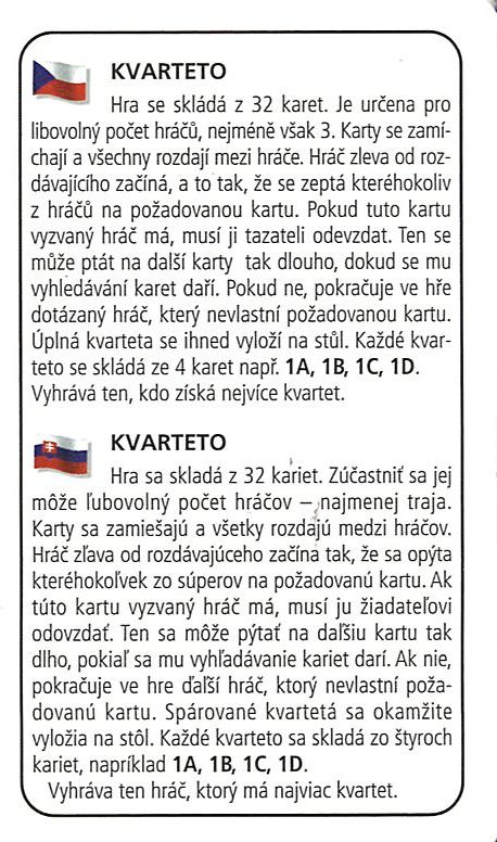 Kvarteto Avatar - karty