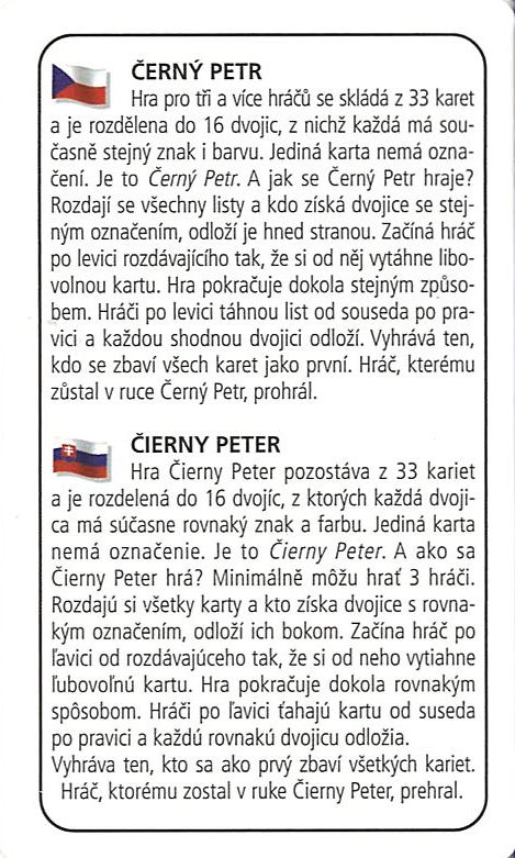Černý petr Avatar - karty