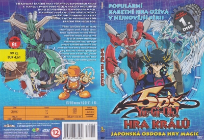 Yu-Gi-Oh! 5D´S - Hra králů - 1. až 16. disk 16x DVD