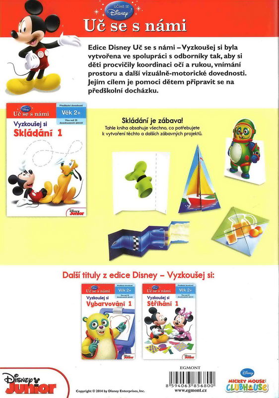 Disney Walt School Skills Vyzkoušej si skládání 1 Uč se s námi