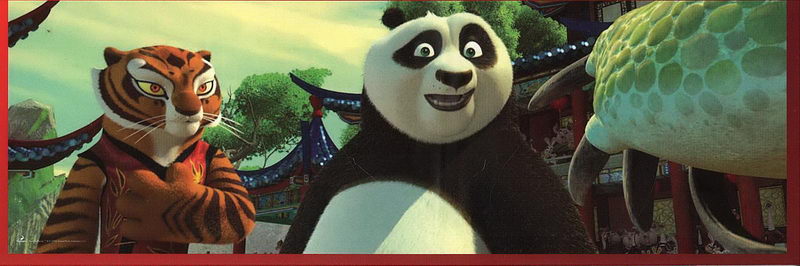 Puzzle 96 - panoramik Kung fu Panda 2