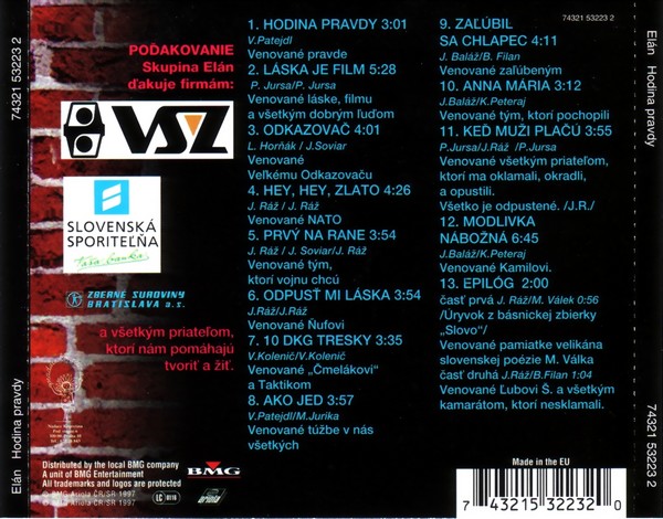 Elán Hodina pravdy - CD