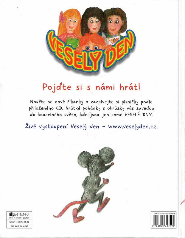 Veselý den obsahuje CD