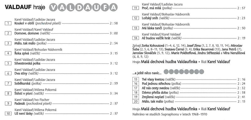 Valdauf hraje Valdaufa