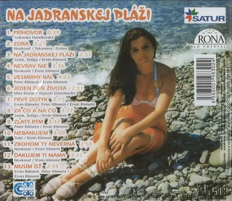 Jadranka Na jadranskej pláži CD