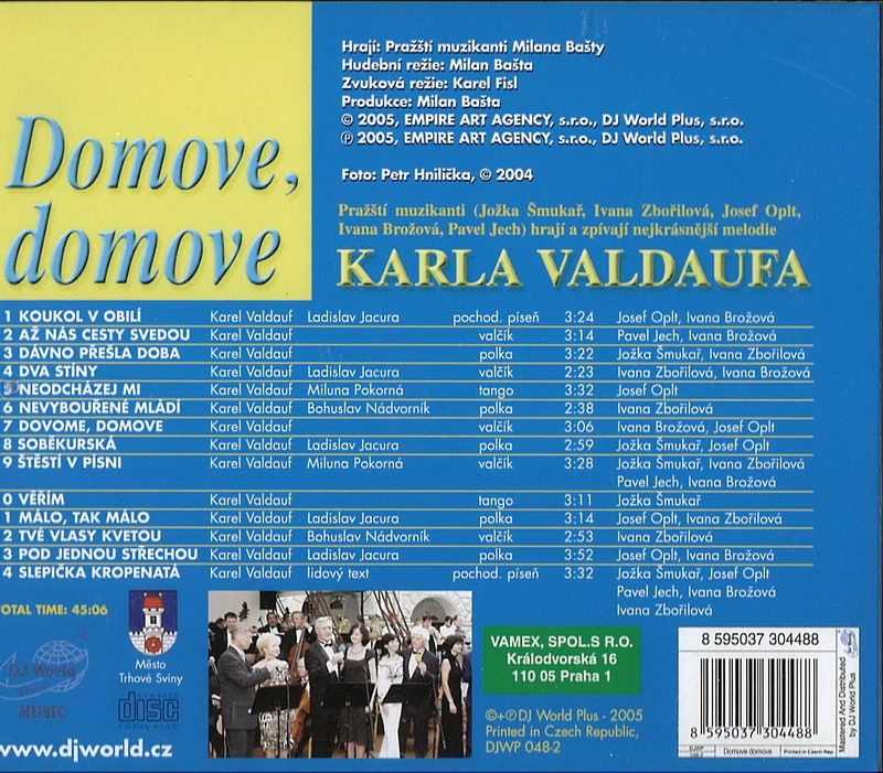 PRAŽŠTÍ MUZIKANTI Domove, domove CD