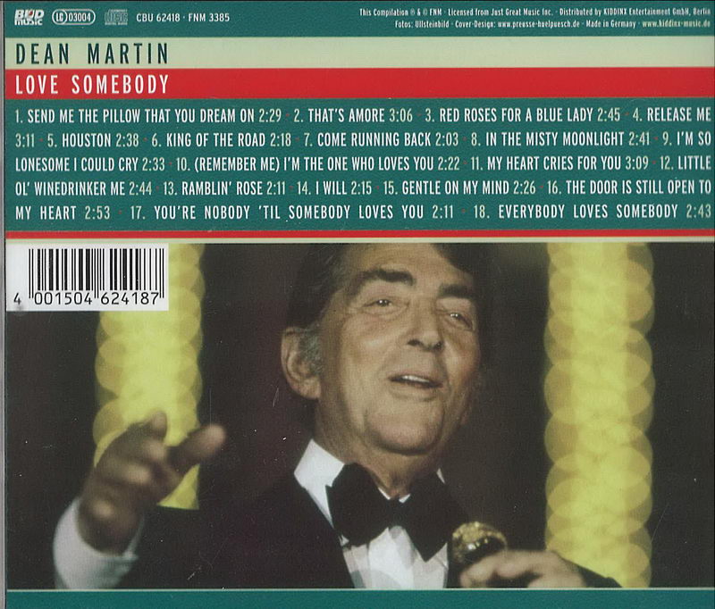 Dean Martin - Love Somebody - CD