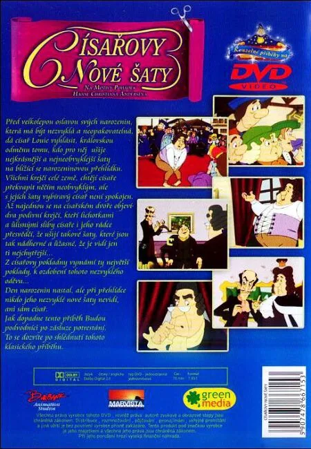 Císařovy nové šaty DVD