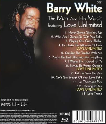 Barry White - The Man And His Music (Blu-ray)