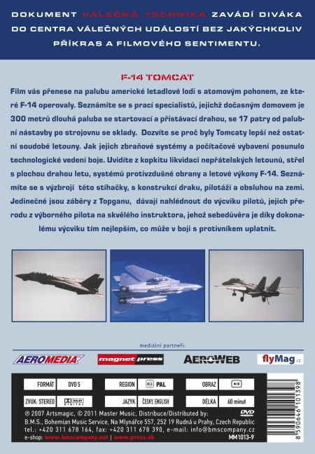 Válečná technika 10, F-14 Tomcat DVD