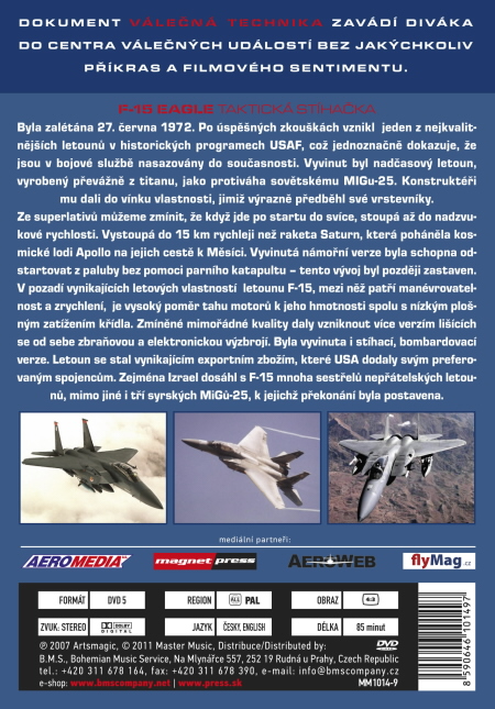 Válečná technika 11, F-15 Eagle DVD