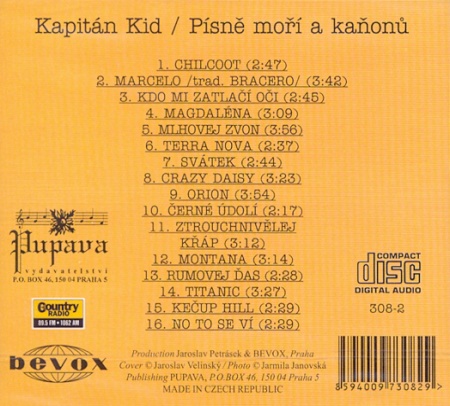 Kapitán Kid - Písně moří a kaňonů