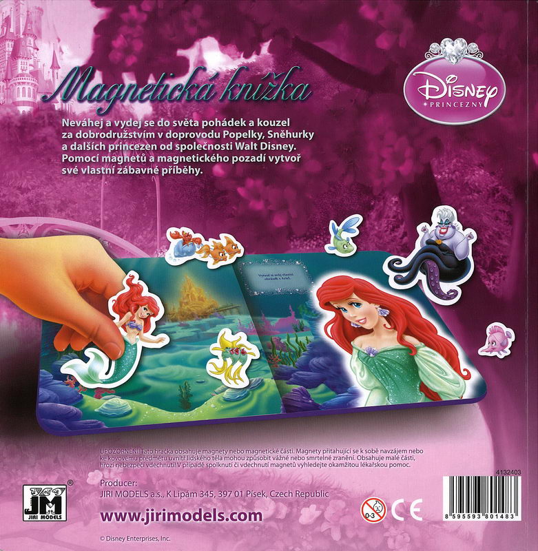 Princezny - Magnetická knížka