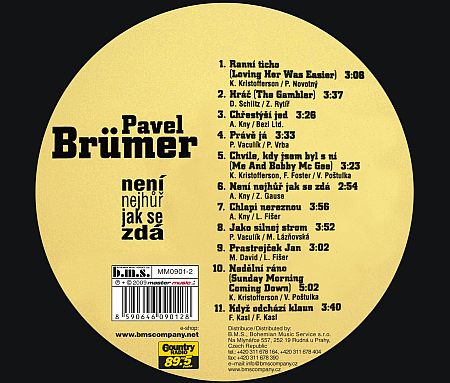 Pavel Brümer - Není nejhůř jak se zdá CD