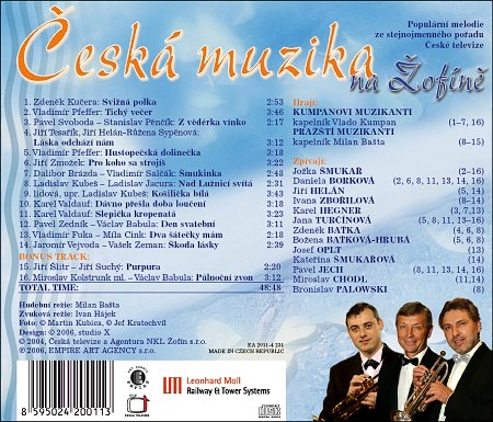 Česká muzika na Žofíně - CD