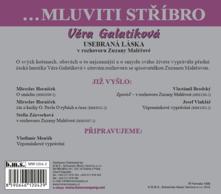 Mluviti stříbro Věra Galantíková... Usebraná láska