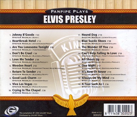 Panpipe Plays Elvis Presley - CD
