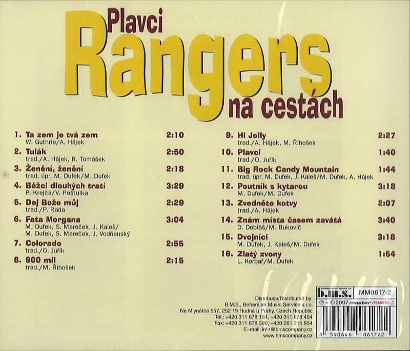 Rangers - Plavci na cestách - CD