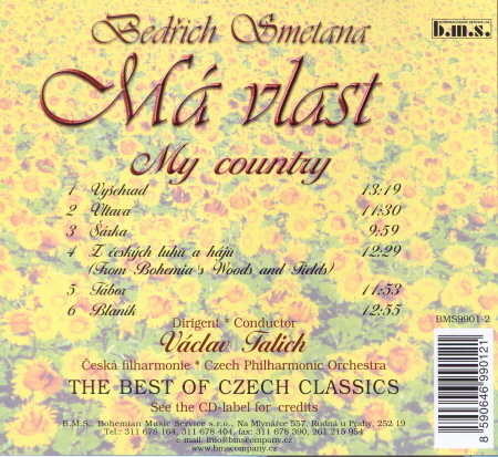 Má vlast, Bedřích Smetana - CD
