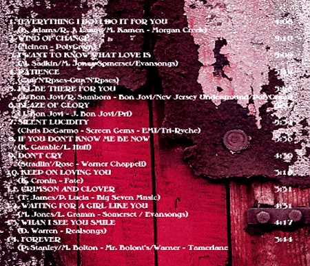 Heart Rock, Rock ballads - CD