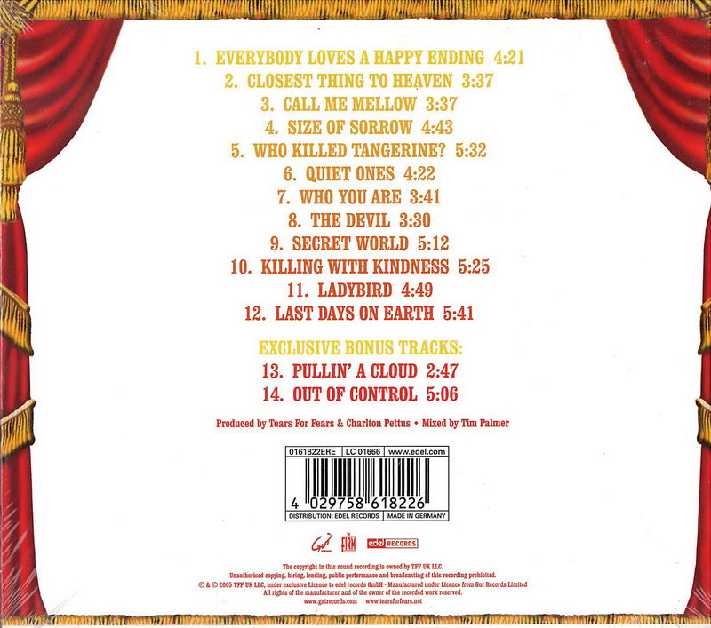 Tears For Fears - Everybody Loves a Happy Ending - CD