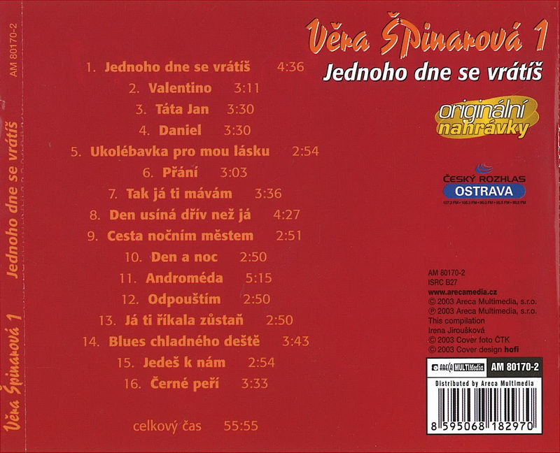 Věra Špinarová - CD