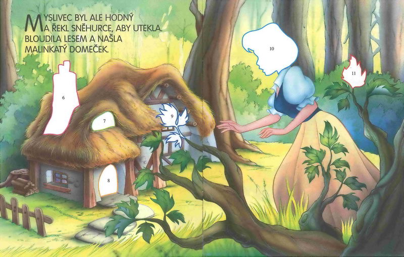 Sněhurka - klasické pohádky se samolepkami