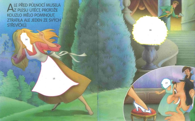Popelka - klasické pohádky se samolepkami