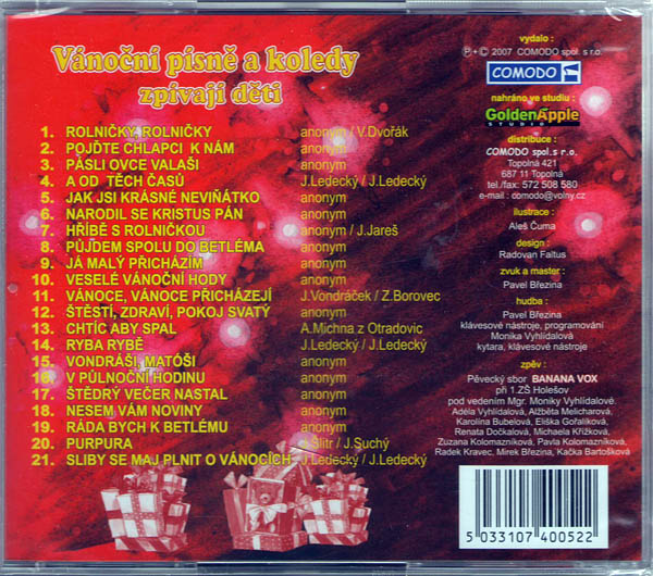Vánoční písně a koledy zpívají děti - CD