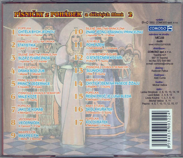 Písničky z pohádek a dětských filmů 2 - CD
