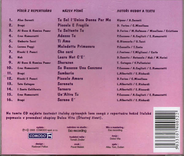 Italské ploužáky - CD