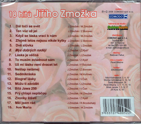 18 hitů Jiřího Zmožka - CD