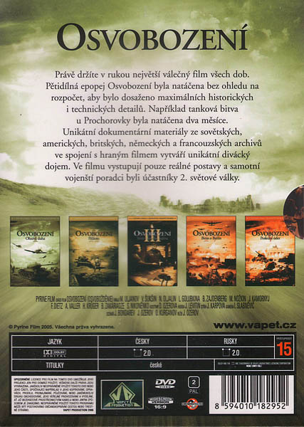 Osvobození kolekce 5x DVD