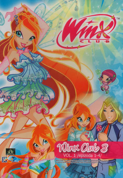Winx club 3. série 8x DVD