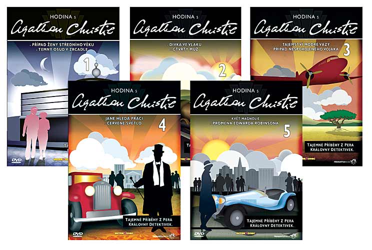 Hodina s Agathou Christie 1.- 5. díl DVD