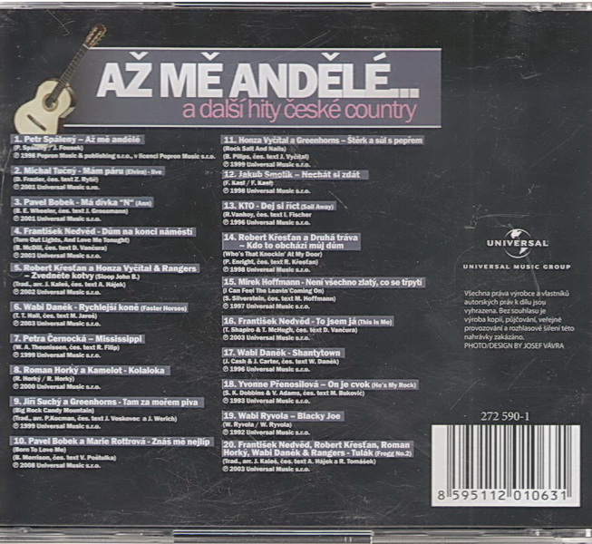 Až mě andělé ... CD