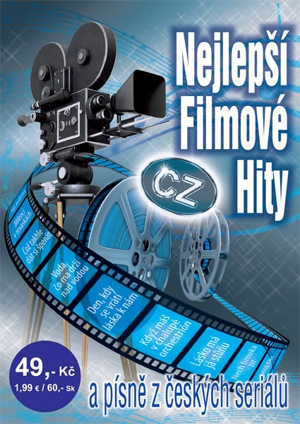 Nejlepší filmové hity a písně z českých seriálů CD