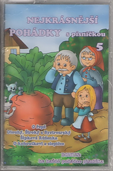 Nejkrásnější pohádky s písničkou 5 MC kazeta